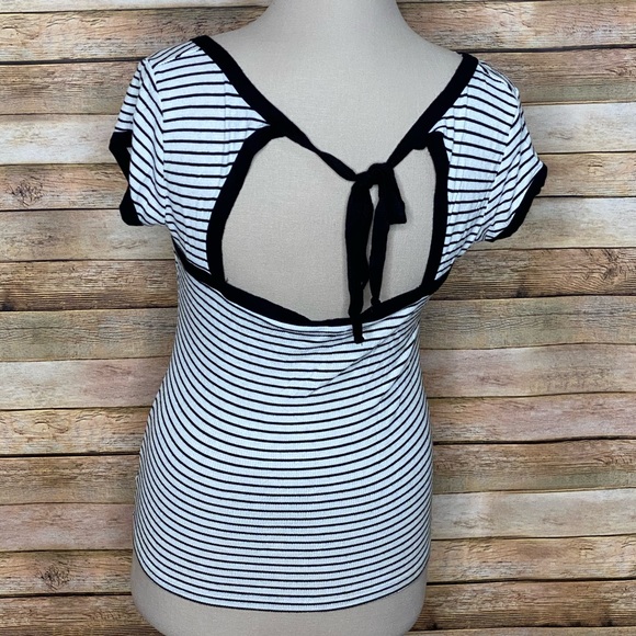 bebe Tops Bebe Rhinestone Top Black White Large Poshmark